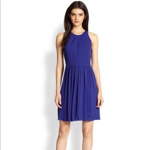 Rebecca Taylor Purple Open Back Dress